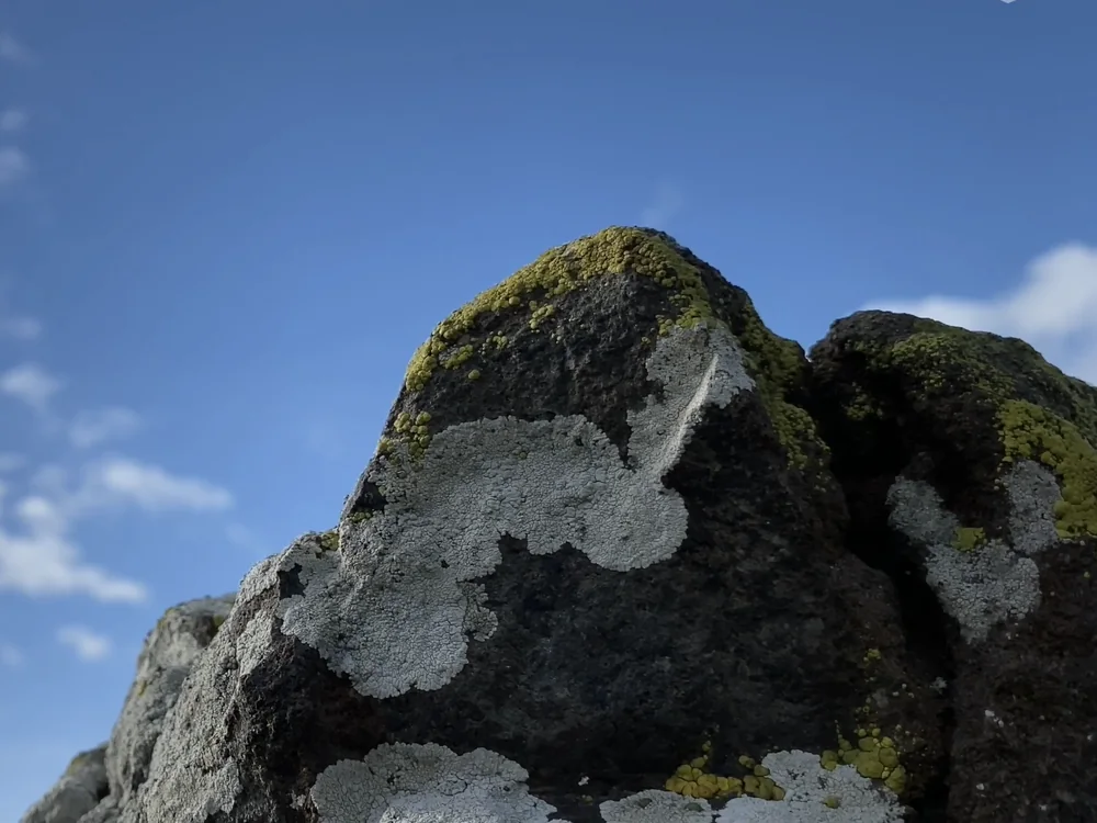 Big Blue Sky, earlier color grade pass